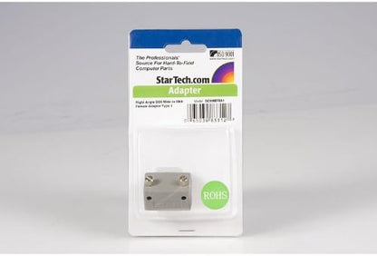 StarTech.com Right Angle DB9 to DB9 Serial Cable Adapter Type 1 - M/F - Serial adapter - DB-9 (M) to DB-9 (F) (GC99MFRA1