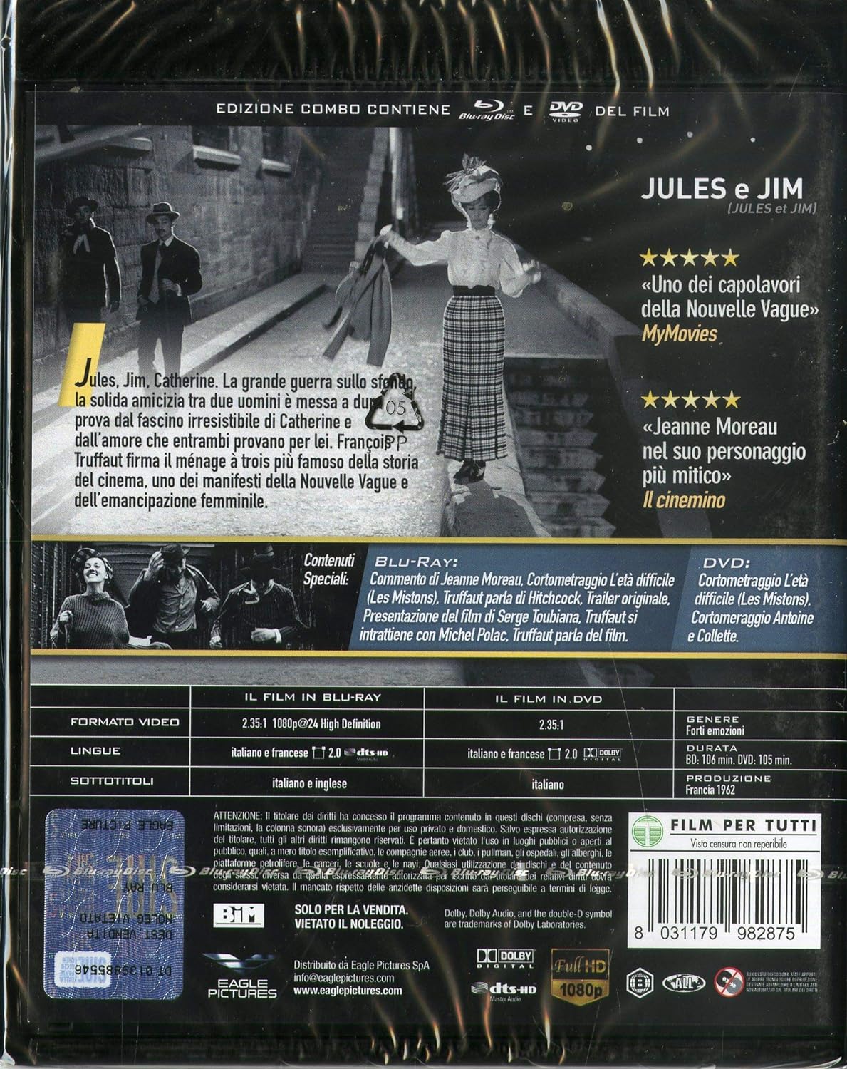 Jules And Jim Combo (Bd + Dvd