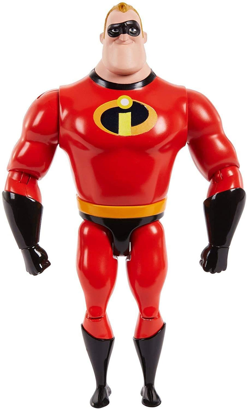 Disney Pixar Mr. Incredible Figure True to Movie Scale Character Action Doll Highly Posable with Authentic Costumes for Storytelling, Collecting, The Incredibles Toys Kids Gift Ages 3 and Up