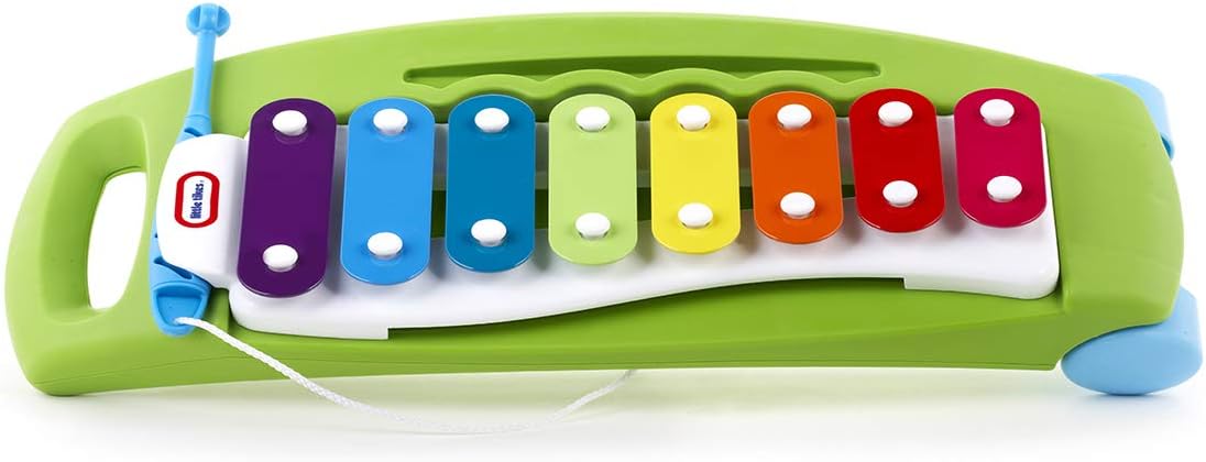 Little Tikes Tap-A-Tune Xylophone- Plays Any Tune - Ideal First Instrument - Doubles As Pull Toy - Promotes Hand-Eye Coordination & Fine Motor Skills