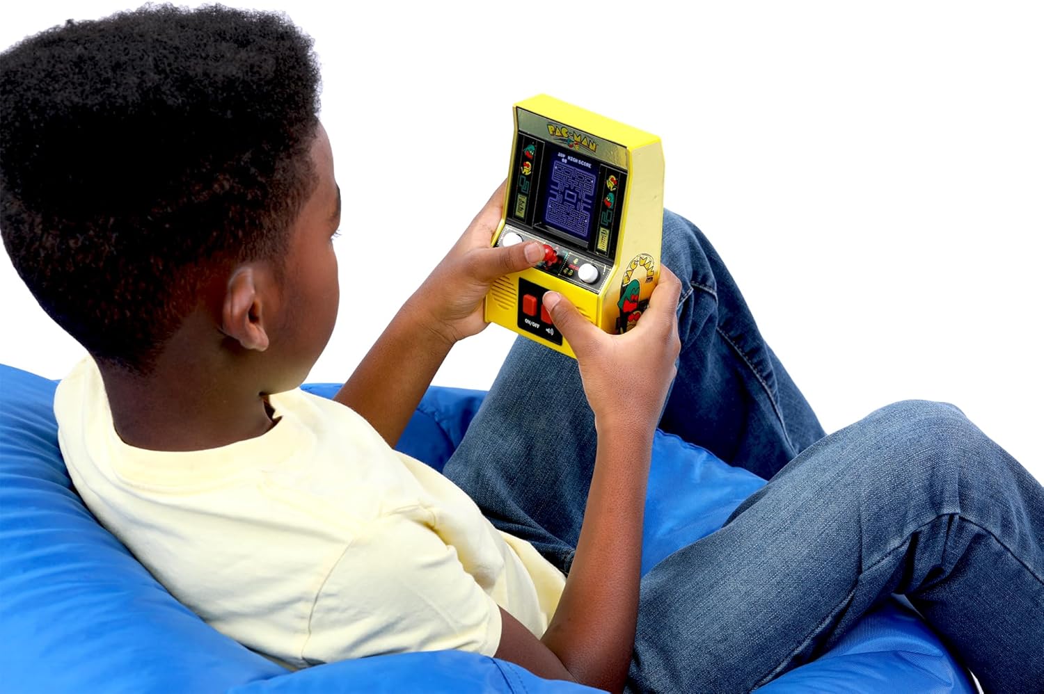 Basic Fun 09530 Classics Pac-Man Color LCD Retro Mini Arcade Spiel