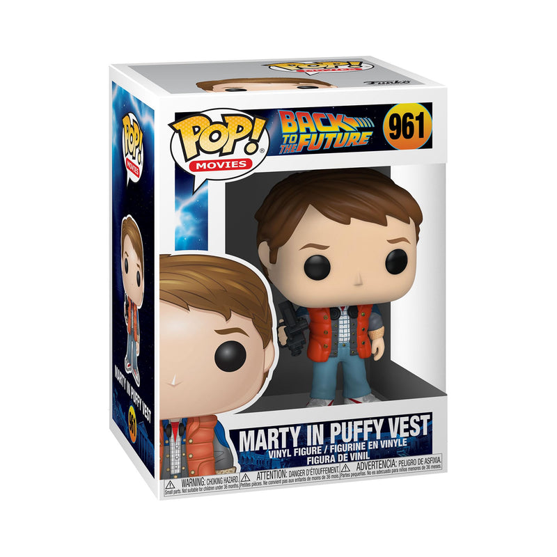 Funko POP! Movies: BTTF - Marty McFly In Puffy Vest - Back to the Future - Collectable Vinyl Figure - Gift Idea - Official Merchandise - Toys for Kids & Adults - Movies Fans
