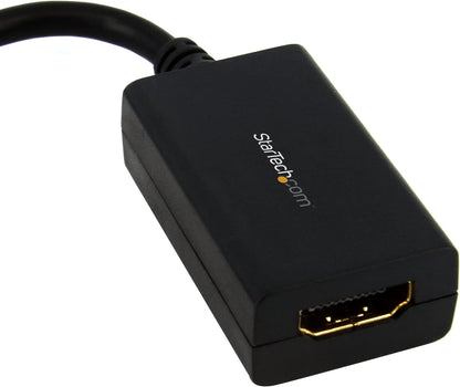 StarTech.com Mini DisplayPort to HDMI Adapter - 1080p - Mini DP to HDMI Monitor/Display/TV - Passive mDP 1.2 to HDMI Adapter Dongle Video Converter - Upgraded Version is MDP2HDEC (MDP2HDMI
