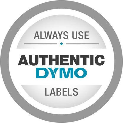 Dymo Rhino Industrial Labels Vinyl 19 mm x 5.5 m - White on Brown white on brown 19 mm x 5.5 m