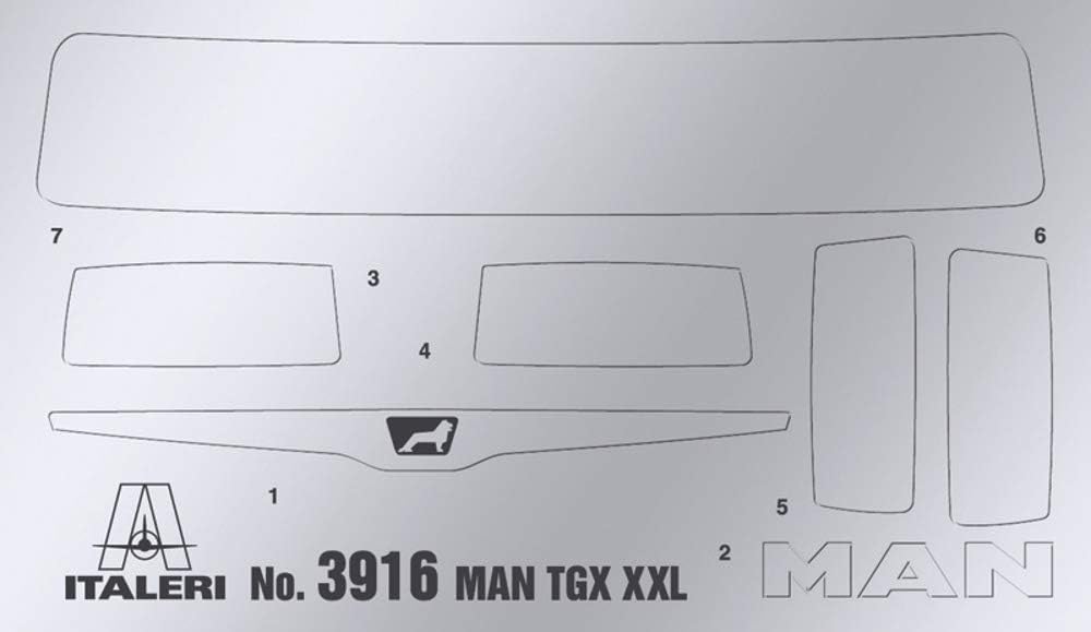 Italeri ITA3916 MAN Plastic Model kit, Various