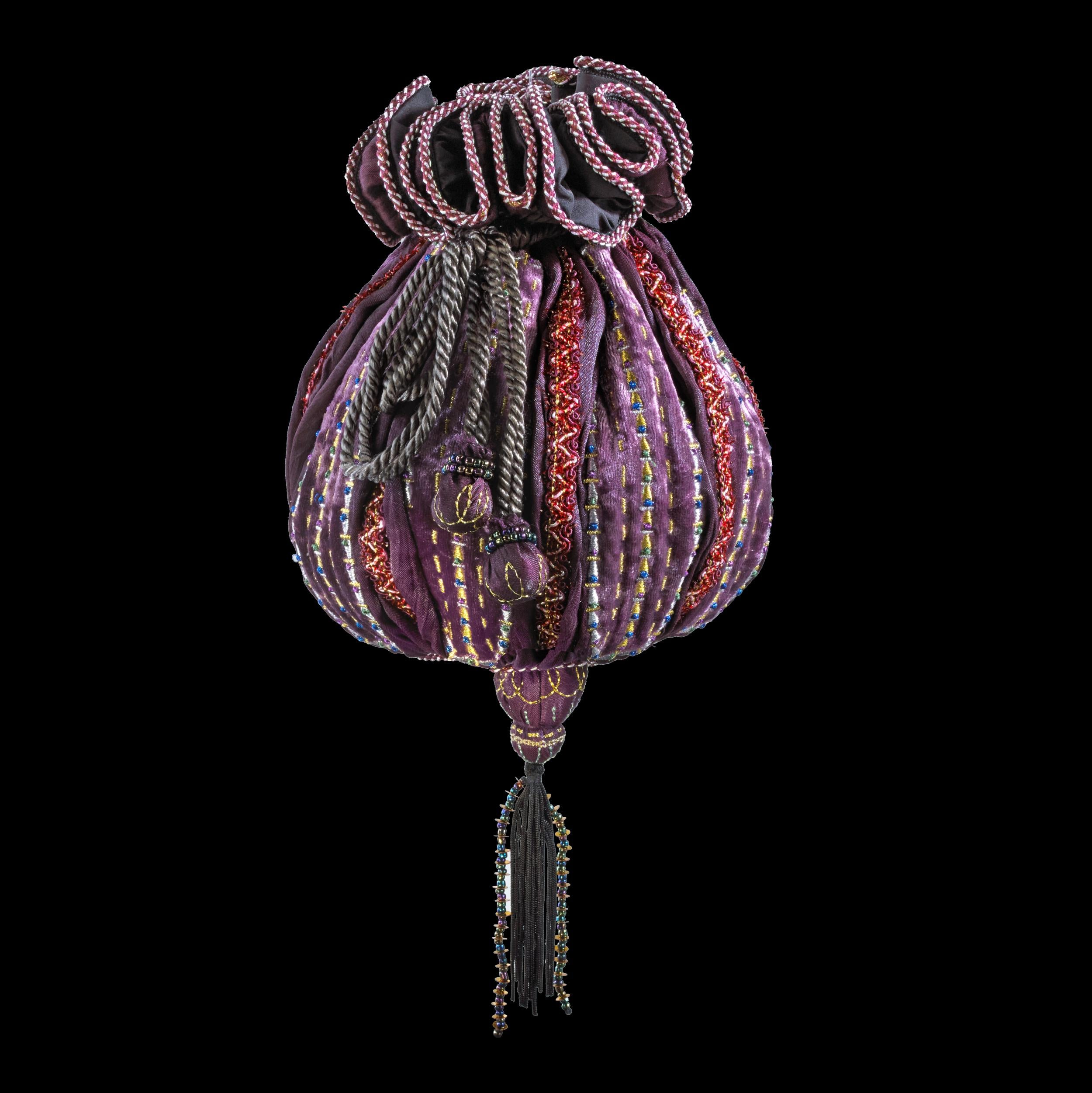 The Noble Collection Hermione Granger Bag - 8in (20cm) Small Purple Bag - Officially Licensed Harry Potter Film Set Movie Toy - Gifts for Family, Friends & Harry Potter Fans