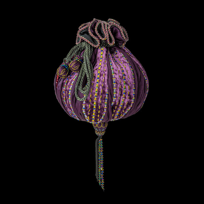 The Noble Collection Hermione Granger Bag - 8in (20cm) Small Purple Bag - Officially Licensed Harry Potter Film Set Movie Toy - Gifts for Family, Friends & Harry Potter Fans