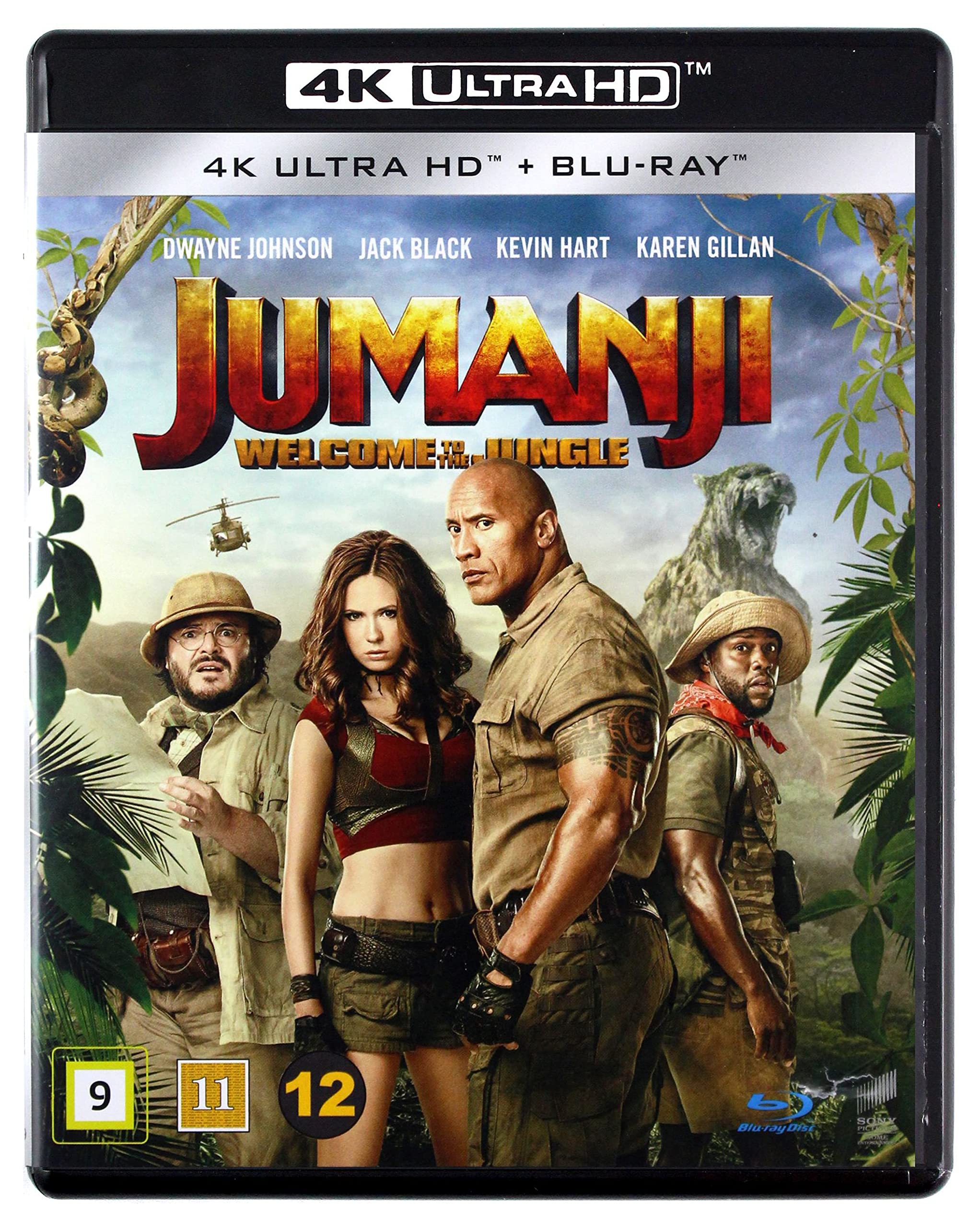 Sony Pictures Jumanji: Welcome to Jungle Blu-ray 4K Ultra HD
