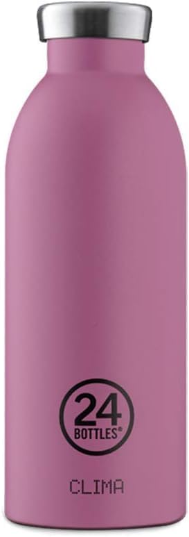 24Bottles Clima Bottle 500ml Stainless Steel Vacuum Insulated Water Bottle | Vacuum Insulated & BPA Free Flask (Purple)