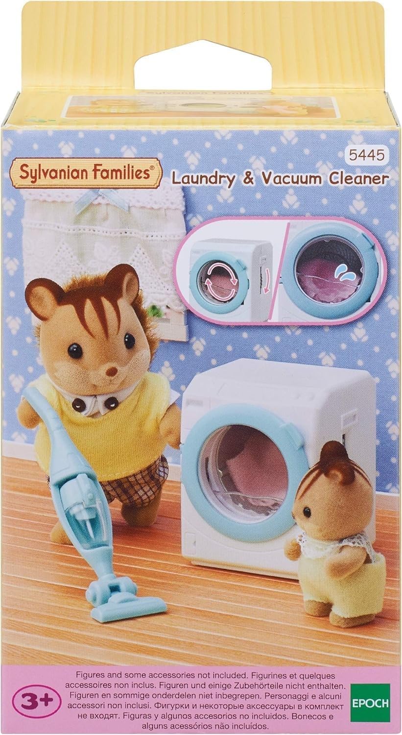 Sylvanian Families L5445 Waschmaschine & Staubsauger - Puppenhaus Einrichtung Möbel