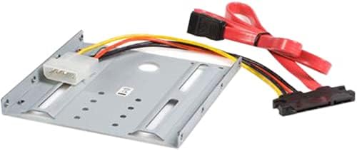 StarTech.com SSD Mounting Bracket - Solid Metal - 2.5in to 3.5 Hard Drive Adapter - SSD Bracket - SSD Upgrade Kit (BRACKET25SAT