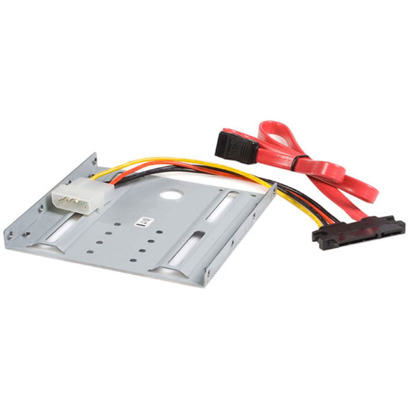 StarTech.com SSD Mounting Bracket - Solid Metal - 2.5in to 3.5 Hard Drive Adapter - SSD Bracket - SSD Upgrade Kit (BRACKET25SAT