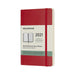 Moleskine Weekly Planner 2021, 12-Month Weekly Diary, Weekly Planner and Notebook, Soft Cover, Pocket Size 9 x 14 cm, Colour Scarlet Red, 144 Pages