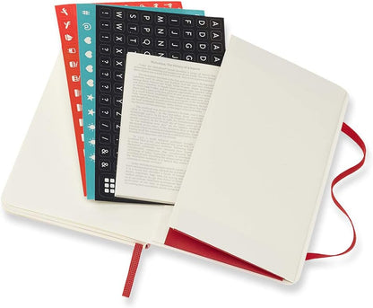 Moleskine Weekly Planner 2021, 12-Month Weekly Diary, Weekly Planner and Notebook, Soft Cover, Pocket Size 9 x 14 cm, Colour Scarlet Red, 144 Pages