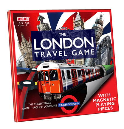 IDEAL | The London Board Game - Travel Edition: The classic race game through London's Underground! | Classic Board Games | Travel Games | For 2-6 Players | Ages 7+, Nylon/a