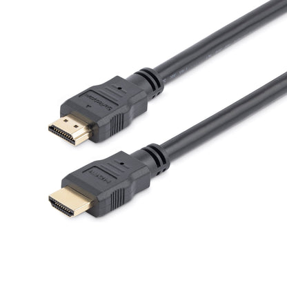 STARTECH.COM 0.5M High Speed HDMI Cable Ultra HD 4K x 2K HDMI Cable HDMI to HDMI M/M - 50 cm HDMI 1.4 Cable - Audio/Video Gold-Plated, Black