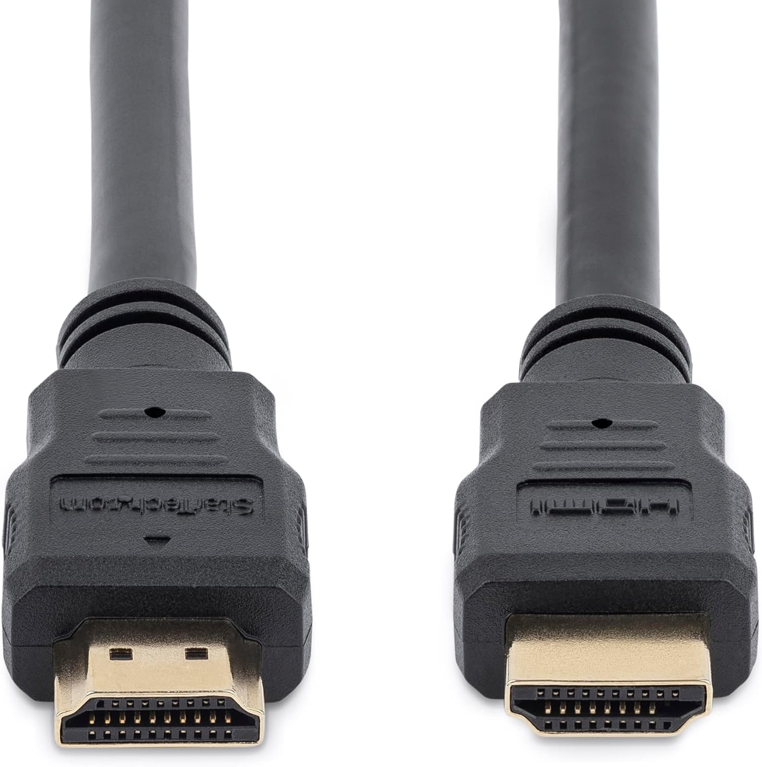 STARTECH.COM 0.5M High Speed HDMI Cable Ultra HD 4K x 2K HDMI Cable HDMI to HDMI M/M - 50 cm HDMI 1.4 Cable - Audio/Video Gold-Plated, Black
