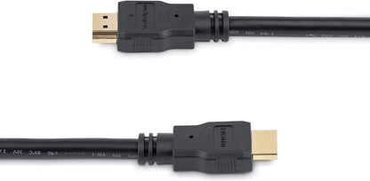 STARTECH.COM 0.5M High Speed HDMI Cable Ultra HD 4K x 2K HDMI Cable HDMI to HDMI M/M - 50 cm HDMI 1.4 Cable - Audio/Video Gold-Plated, Black