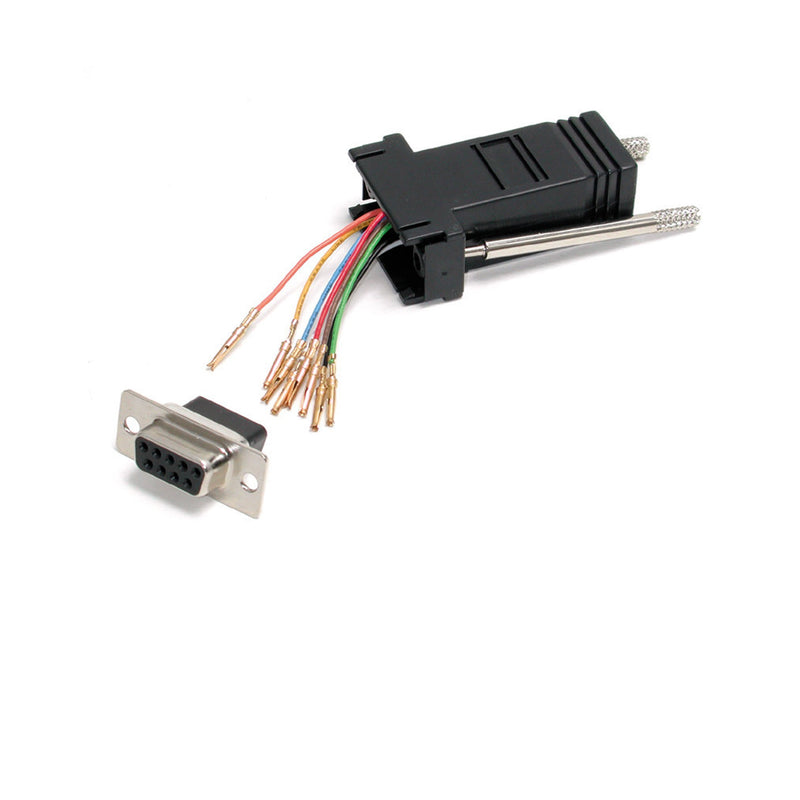 StarTech.com GC98FF - Adaptador Conversor Modular DB9 Serie a RJ45 Hembra a Hembra
