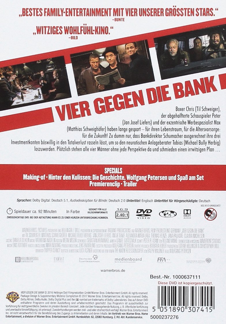 Vier gegen die Bank