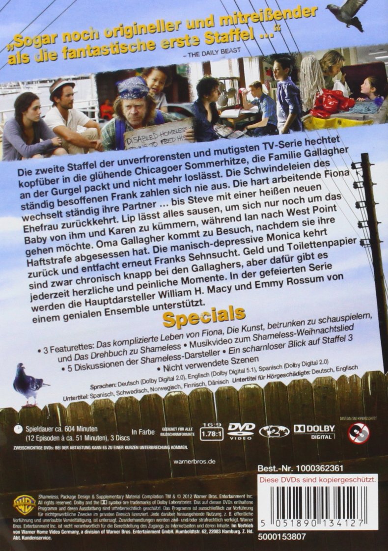 Shameless - Season 2 (DVD)
