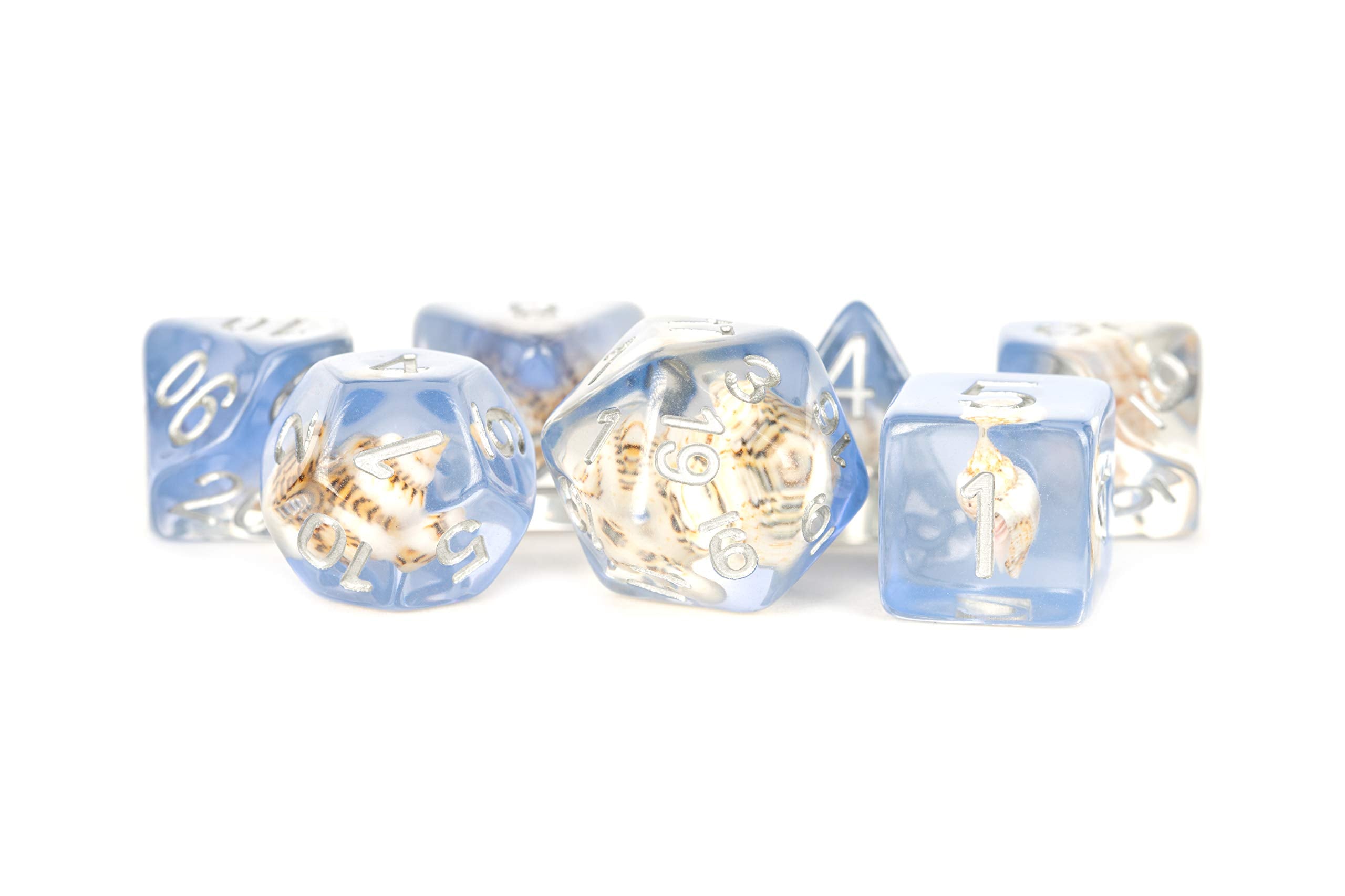 16mm Resin Poly Dice Set: Sea Conch
