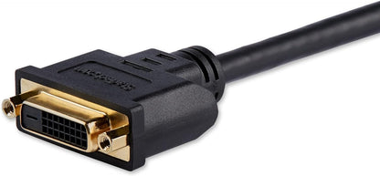 StarTech.com HDMI Male to DVI Female Adapter - 8in - 1080p DVI-D Gender Changer Cable (HDDVIMF8IN