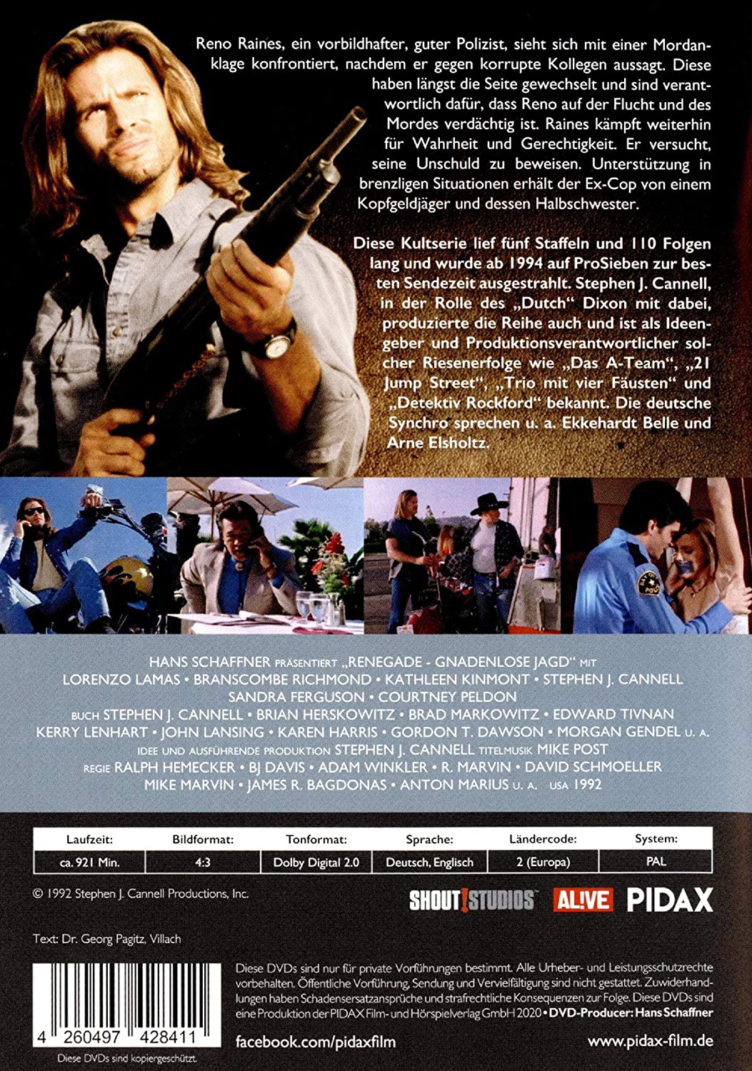 Renegade - Gnadenlose Jagd. Staffel.1, 4 DVD