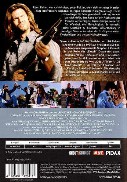 Renegade - Gnadenlose Jagd. Staffel.1, 4 DVD