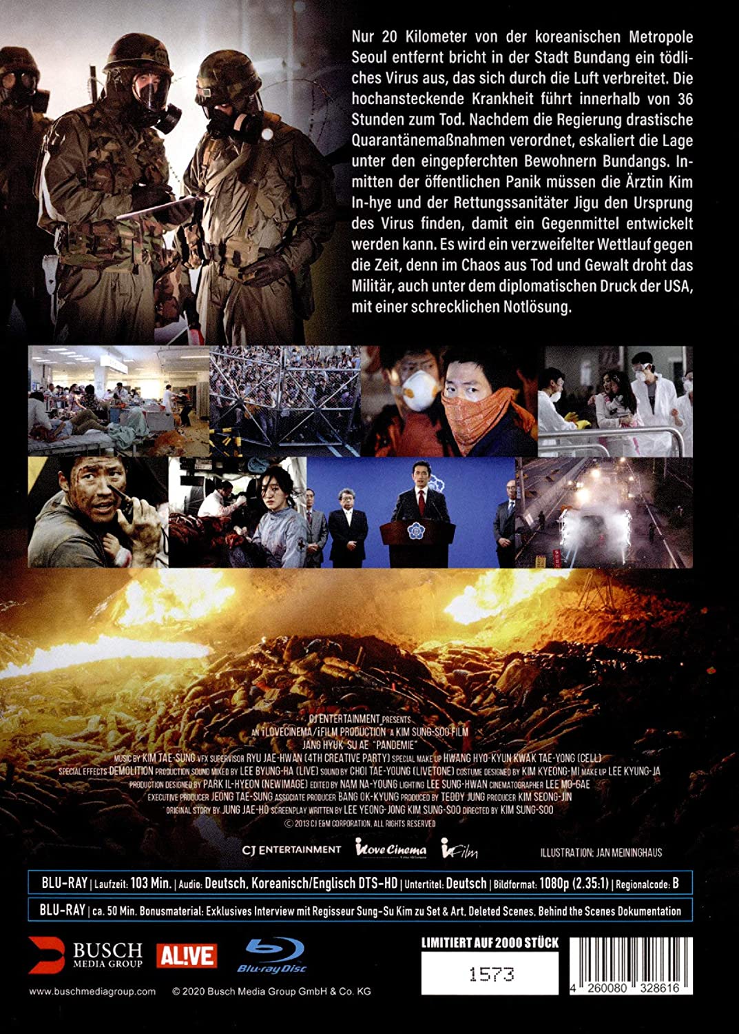 Pandemie - 2-Disc Limited Collector's Edition - Mediabook (+ Bonus-Blu-ray)