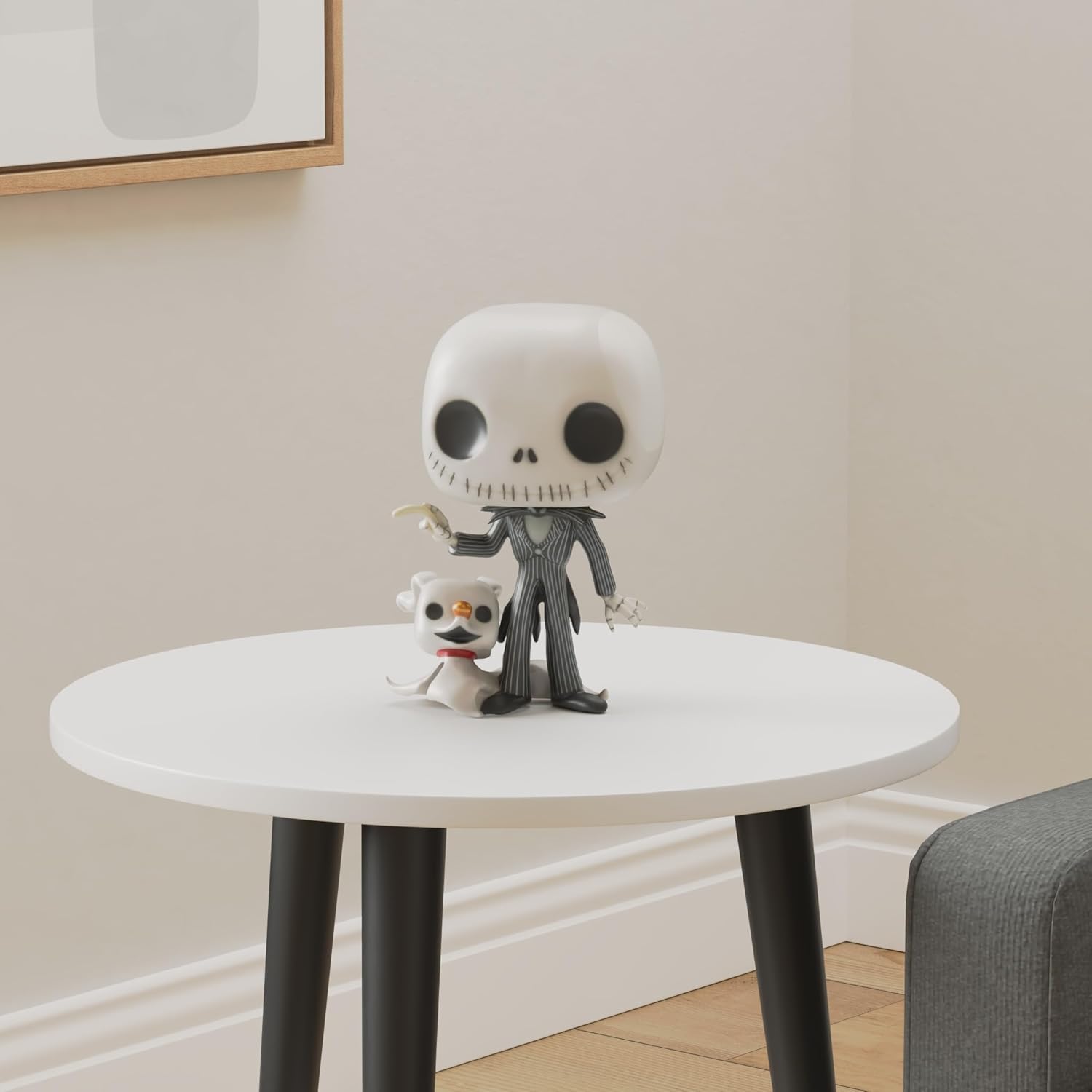 Funko Pop! Disney: The Nightmare Before Christmas - 10 Inch Jack Skellington with Zero