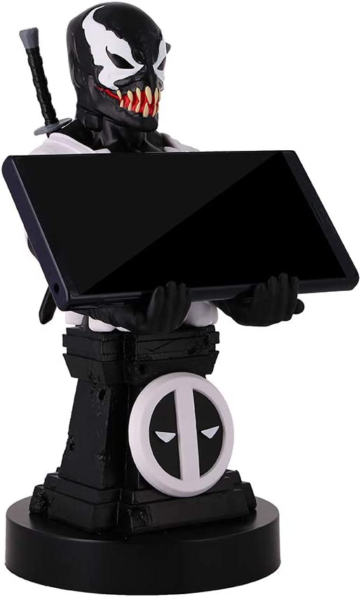 Cable Guys - Marvel Deadpool Venom Back In Black Gaming Accessories Holder & Phone Holder for Most Controller (Xbox, Play Station, Nintendo Switch) & Phones (iPhone, Samsung