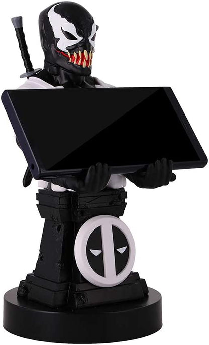 Cable Guys - Marvel Deadpool Venom Back In Black Gaming Accessories Holder & Phone Holder for Most Controller (Xbox, Play Station, Nintendo Switch) & Phones (iPhone, Samsung