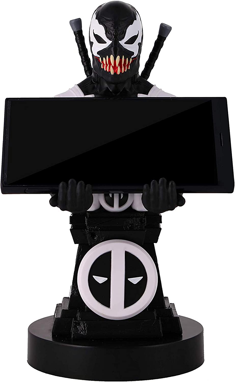 Cable Guys - Marvel Deadpool Venom Back In Black Gaming Accessories Holder & Phone Holder for Most Controller (Xbox, Play Station, Nintendo Switch) & Phones (iPhone, Samsung