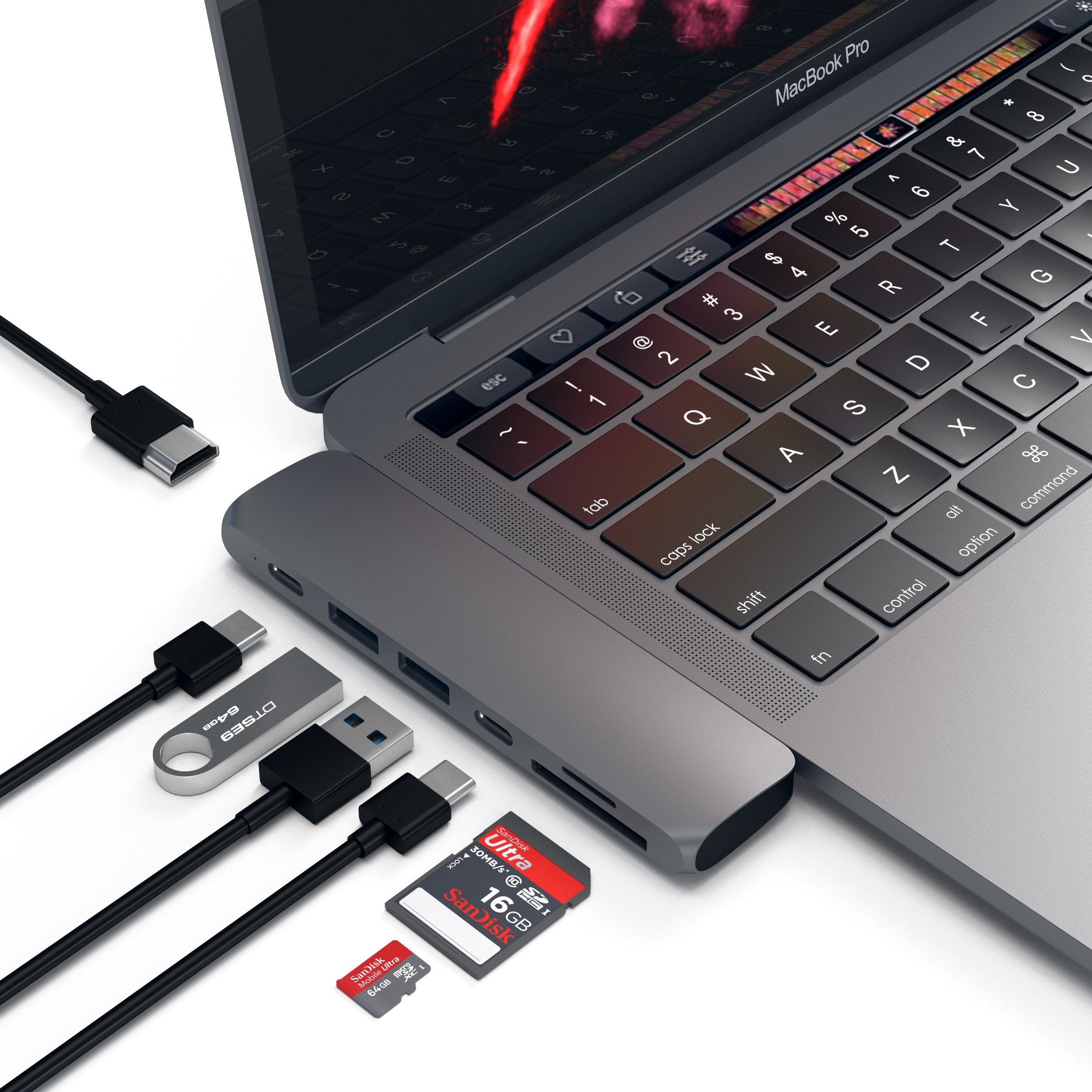 Satechi Type-C Pro Hub 4K Hdmi Sp Grey