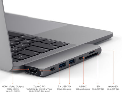 Satechi Type-C Pro Hub 4K Hdmi Sp Grey