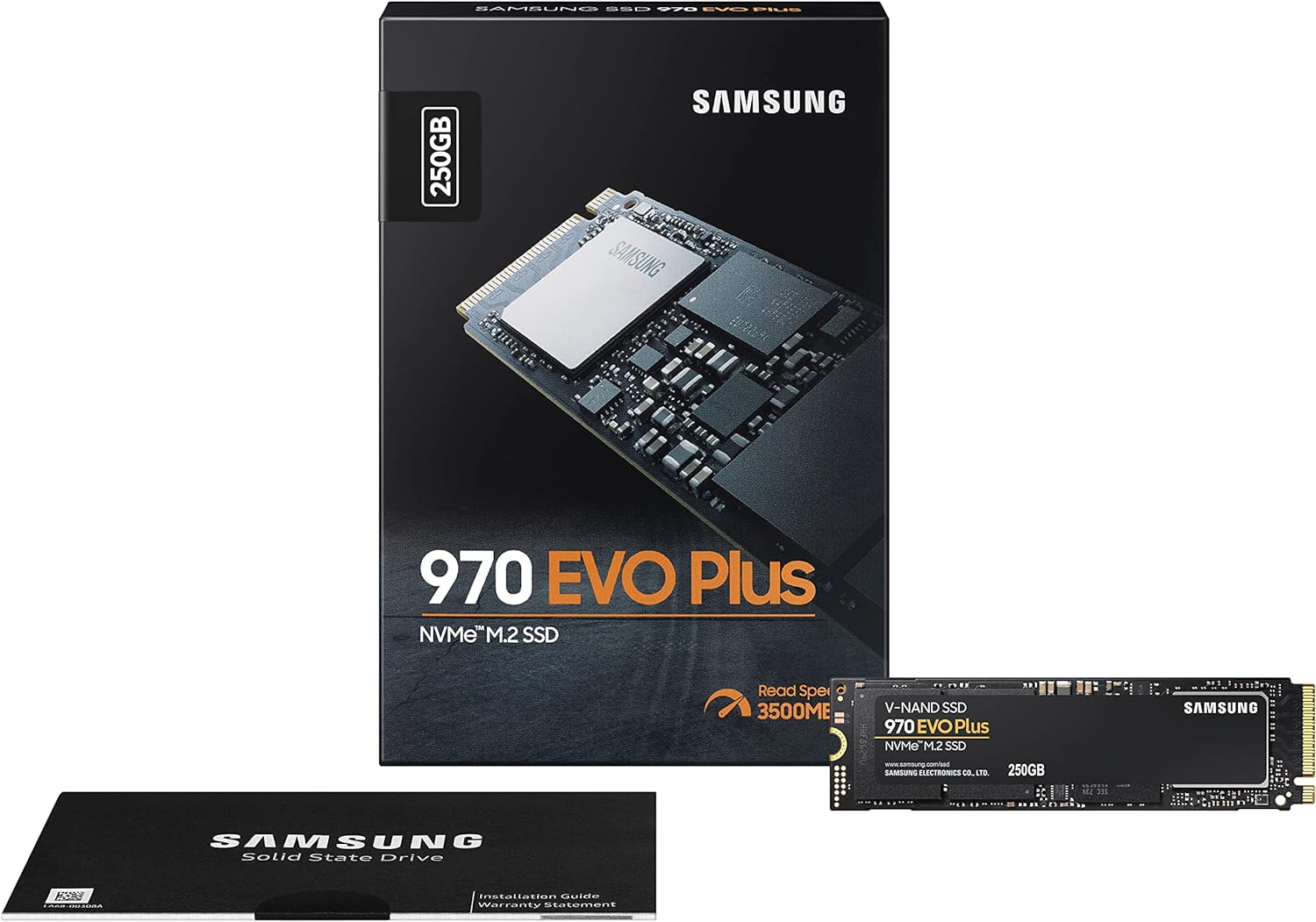 Samsung 970 EVO Plus 250 GB PCIe NVMe M.2 Internal Solid State Drive (SSD) (MZ-V7S250BW