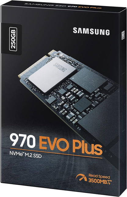 Samsung 970 EVO Plus 250 GB PCIe NVMe M.2 Internal Solid State Drive (SSD) (MZ-V7S250BW