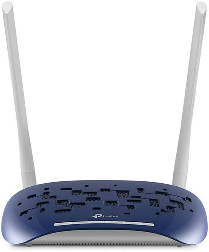 TP-Link 300 Mbps Wireless N VDSL/ADSL Modem Router, Single-Band, Broadband Speed Up To 100 Mbps, Versatile Connectivity, 4x Fast Ports, TP-Link Tether App, Easy setup (TD-W9960