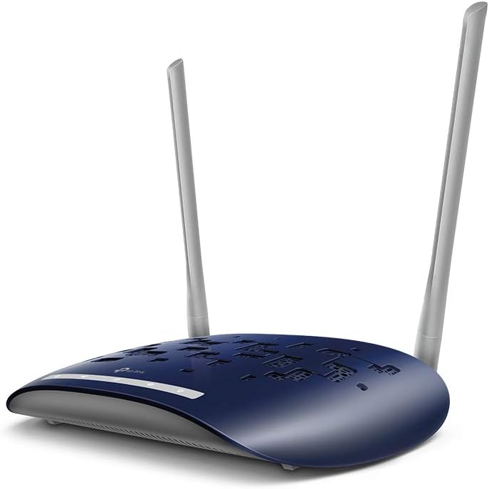 TP-Link 300 Mbps Wireless N VDSL/ADSL Modem Router, Single-Band, Broadband Speed Up To 100 Mbps, Versatile Connectivity, 4x Fast Ports, TP-Link Tether App, Easy setup (TD-W9960