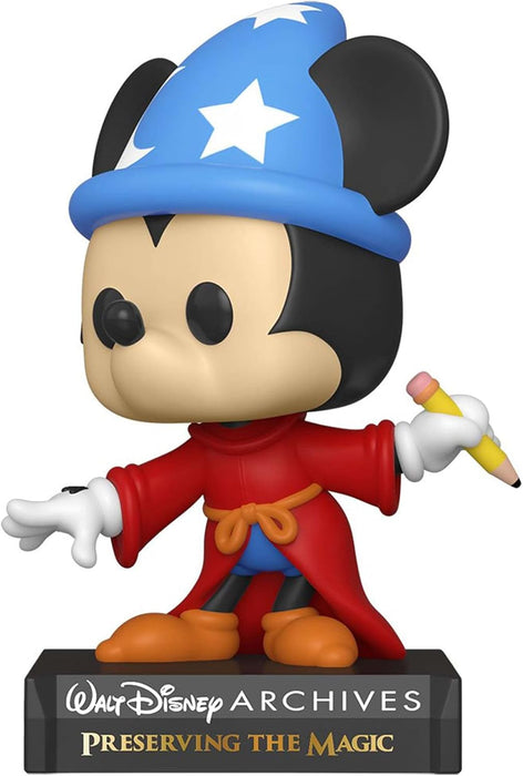 Funko POP! Disney: Archives-Apprentice Mickey Mouse - Mickey Mouse - Collectable Vinyl Figure - Gift Idea - Official Merchandise - Toys for Kids & Adults - TV Fans - Model Figure for Collectors