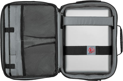 Wenger 600646 INSIGHT 16 Inch Laptop Case, Airport-Friendly Case with iPad/Tablet/eReader Pocket in Grey (10 Litre