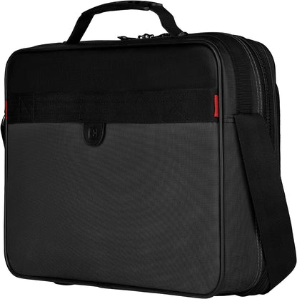 Wenger 600646 INSIGHT 16 Inch Laptop Case, Airport-Friendly Case with iPad/Tablet/eReader Pocket in Grey (10 Litre