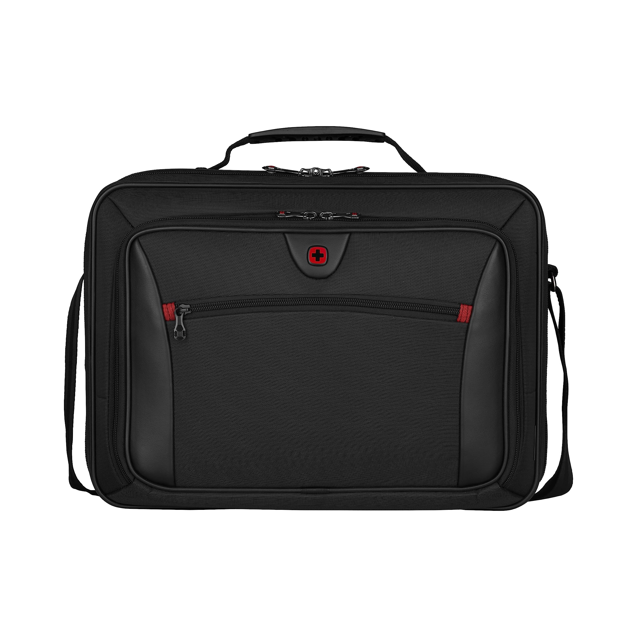Wenger 600646 INSIGHT 16 Inch Laptop Case, Airport-Friendly Case with iPad/Tablet/eReader Pocket in Grey (10 Litre