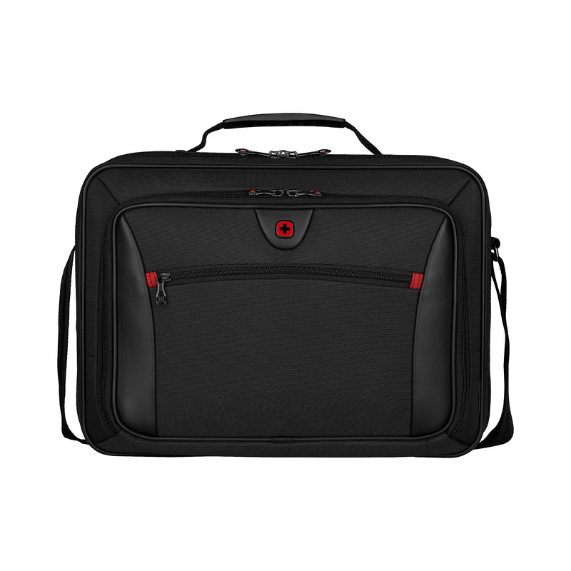 Wenger 600646 INSIGHT 16 Inch Laptop Case, Airport-Friendly Case with iPad/Tablet/eReader Pocket in Grey (10 Litre