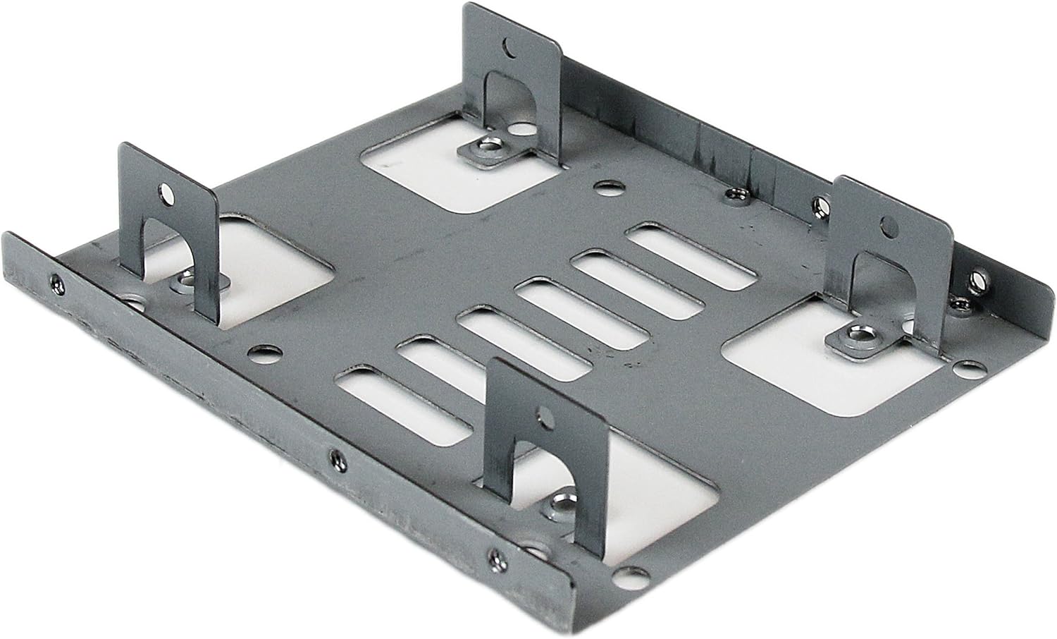 StarTech.com 2.5" to 3.5" SATA Hard Drive Mounting Bracket Kit - Dual SATA SSDs/HDDs Mounting Bracket for Mounting Bay (BRACKET25X2