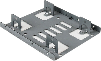 StarTech.com 2.5" to 3.5" SATA Hard Drive Mounting Bracket Kit - Dual SATA SSDs/HDDs Mounting Bracket for Mounting Bay (BRACKET25X2