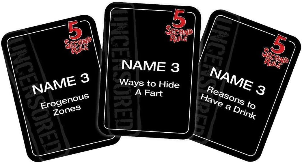 Interplay GF004 5 Second Rule Uncensored Drinking Games, Multi, 17.78 x 6.35 x 12.7 Centimeters