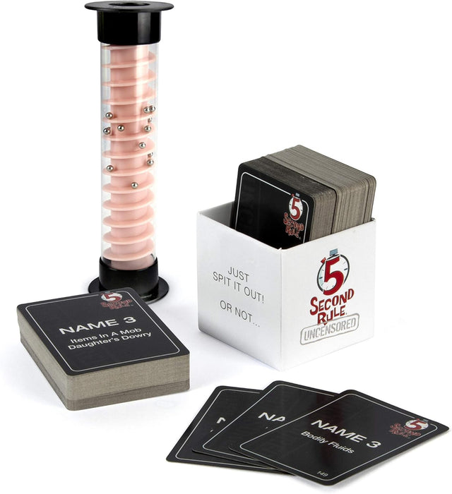 Interplay GF004 5 Second Rule Uncensored Drinking Games, Multi, 17.78 x 6.35 x 12.7 Centimeters