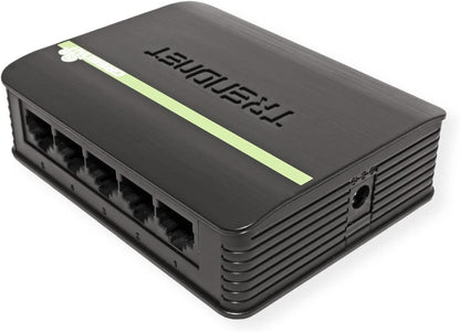 TRENDnet TE100-S5 5-Port 10/100Mbps Unmanaged Desktop Switch,White